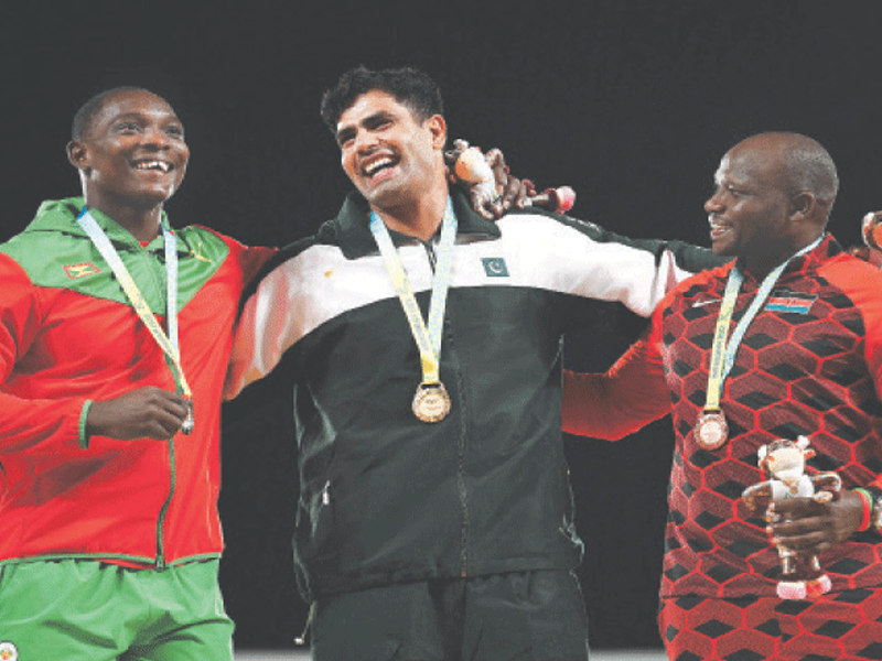 Arshad Nadeem creates history at CWG, wins gold medal