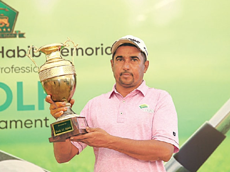 Waheed wins second straight Rashid Habib golf championship