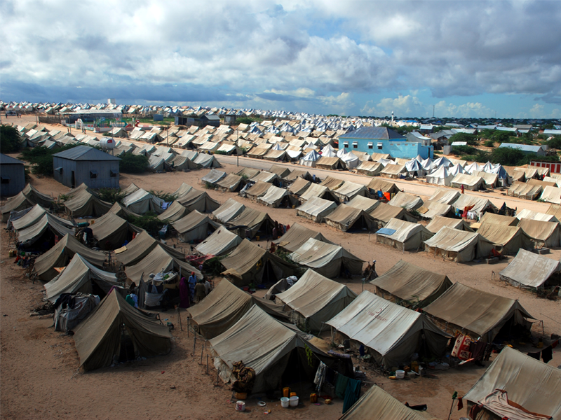 First tent city established near MDA Sector 18 on temporary basis