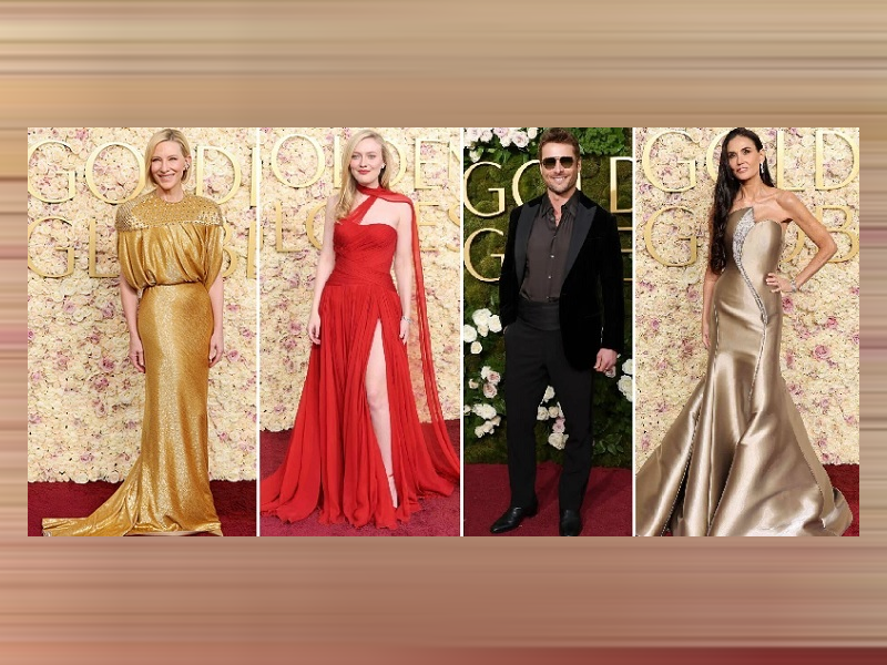 Hollywood stars shine at Golden Globes 