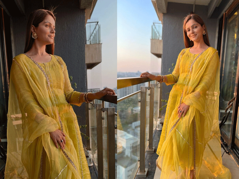 Rubina Dilaik looks gorgeous on Eid