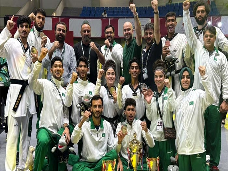 Pakistan makes history at Asian Taekwondo Championship with 8 medals