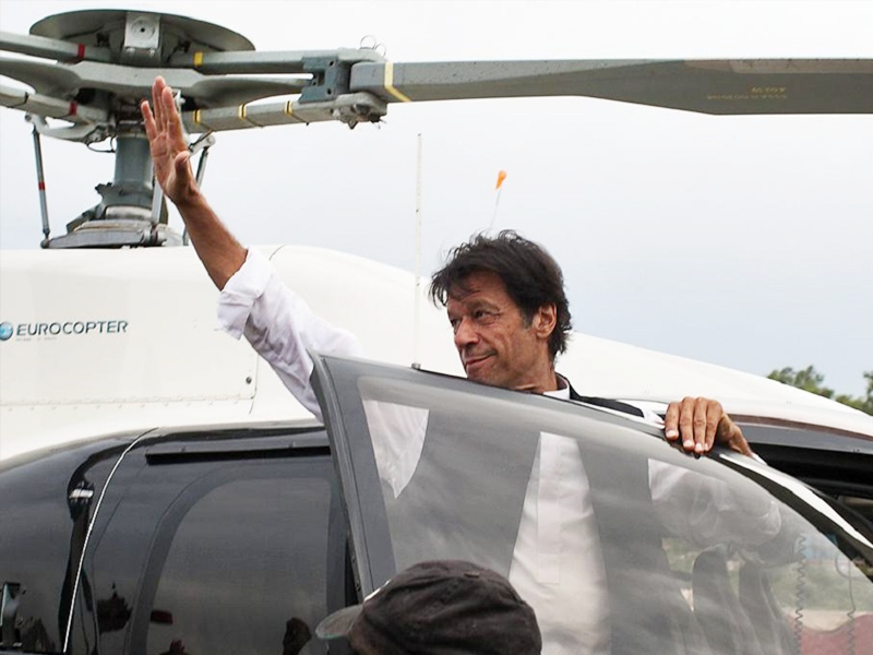 GHQ gives ‘go ahead’ to Imran’s copter landing at Parade Ground