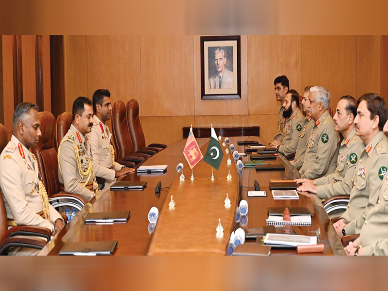 ‘Sri Lanka Army Chief, COAS Asim discuss ways for enhancing defence ties’