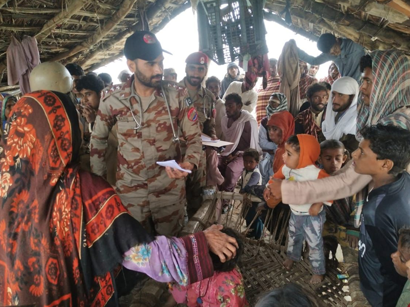 Army continues flood relief operations across Pakistan