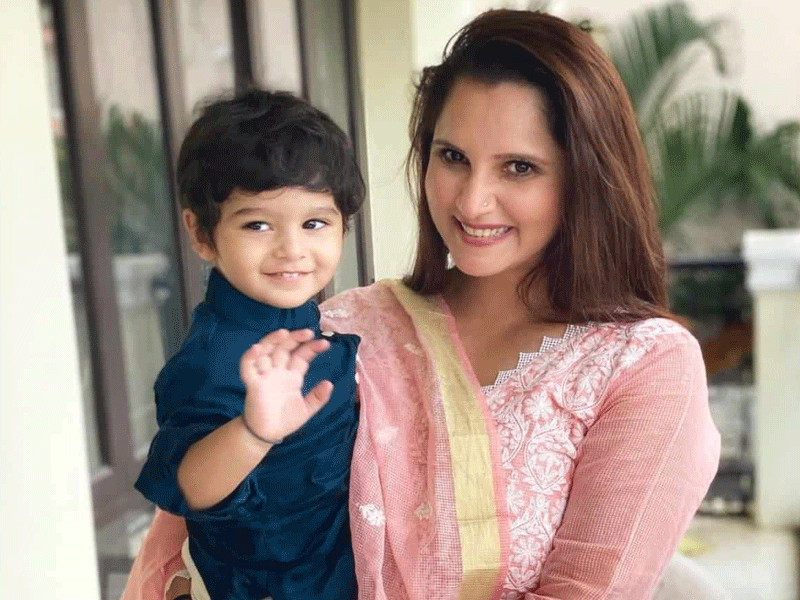 Sania’s gorgeous photos with son Izhaan