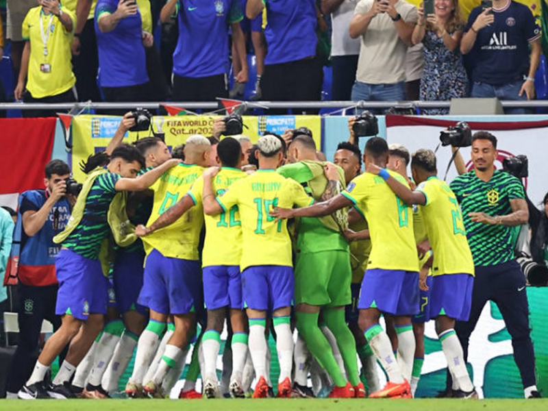 Brazil edges Switzerland to join holders France in Round of 16