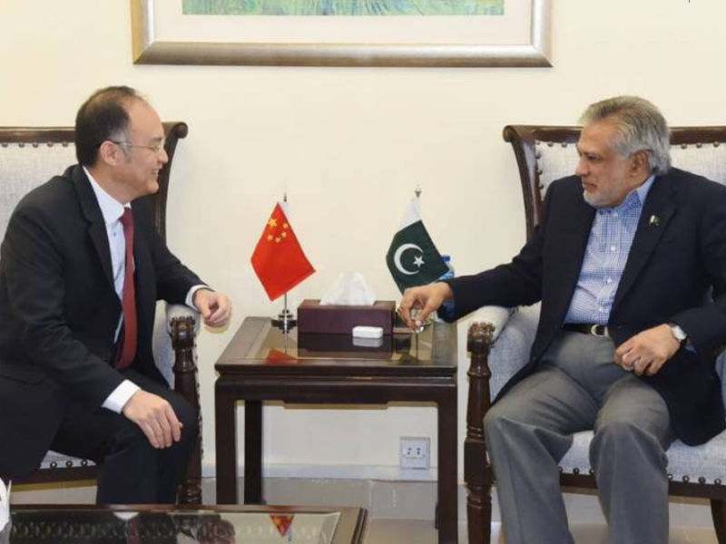 Dar, Chinese envoy discuss enhancing of Pak-China relations