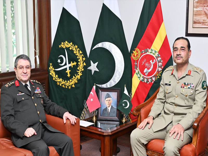 COAS, Turkish military leader discuss measure to enhance defence cooperation