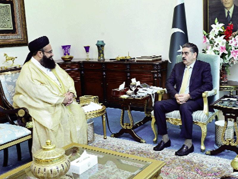 Interim PM Kakar, Tahir Ashrafi discuss Gaza situation