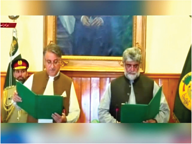 Mir Ali Domki sworn in as caretaker CM Balochistan