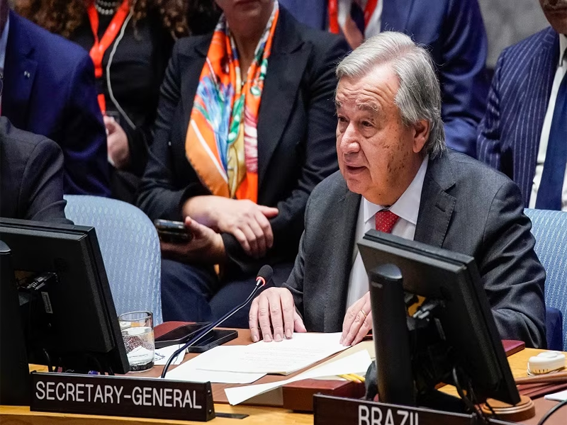 UN chief condemns Gaza humanitarian law violations