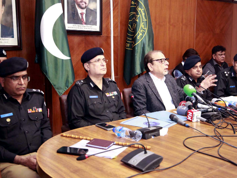 ‘Ahmed Shah, IGP Riffat reaffirm commitment to bring peace across Sindh’