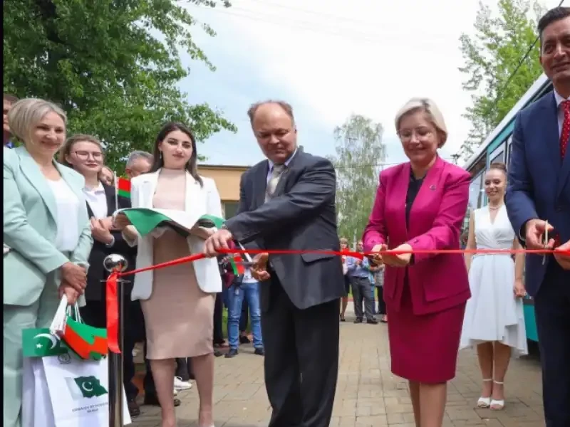 Inauguration of Pakistani ‘Truck Art’ Tram in Belarus