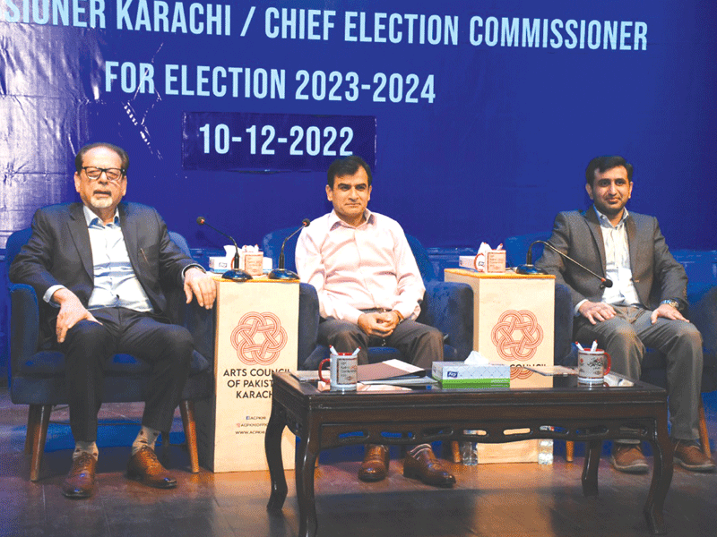 Commissioner Karachi congratulates Ahmed Shah, Ijaz Farooqi panel on being elected unopposed