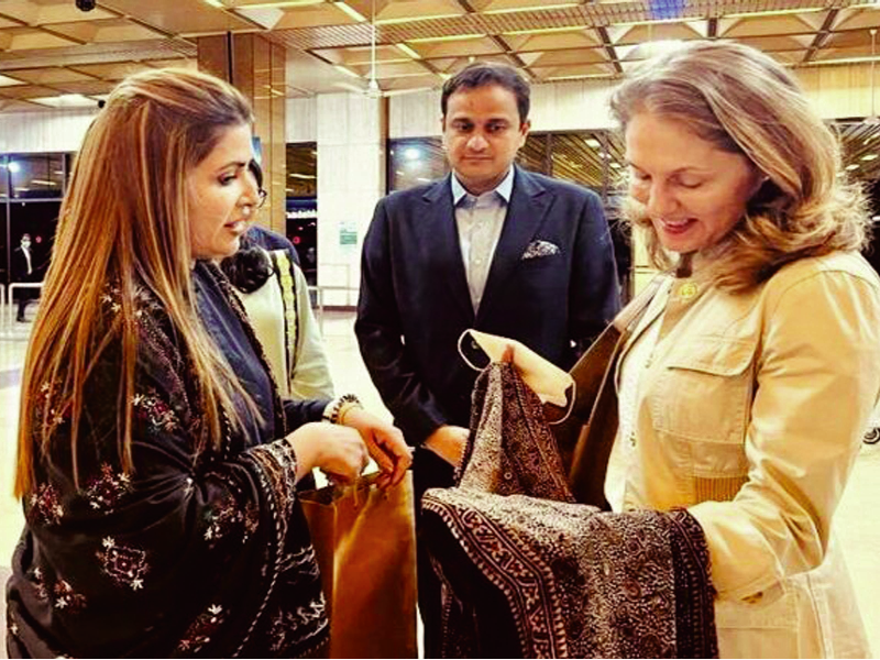 Marri welcomes Jordan’s Princess Sarah in Karachi