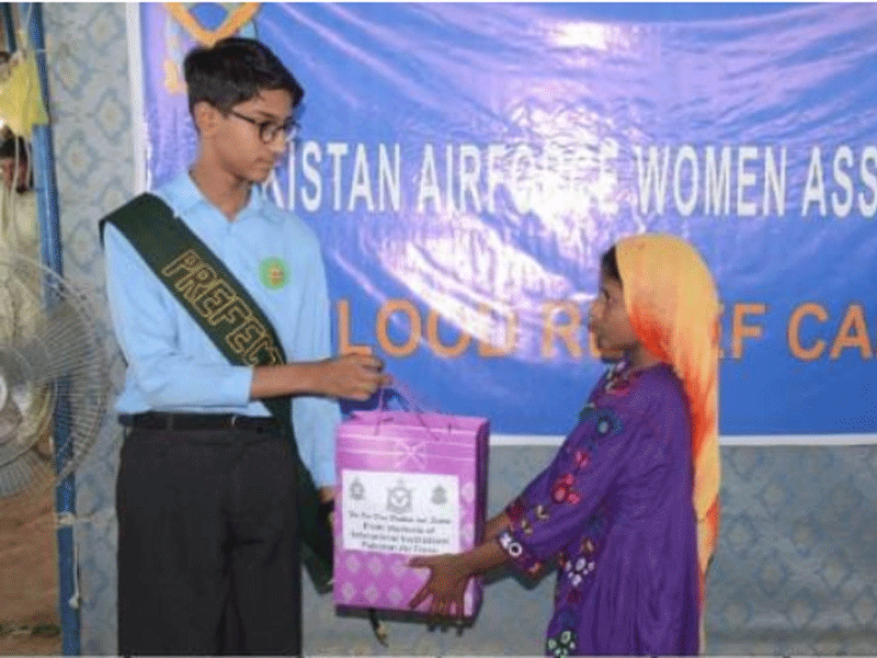 PAF brings back lost smiles on faces of flood affected children