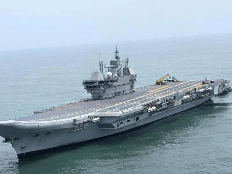 India to commission first home-built carrier, but short of jets on deck