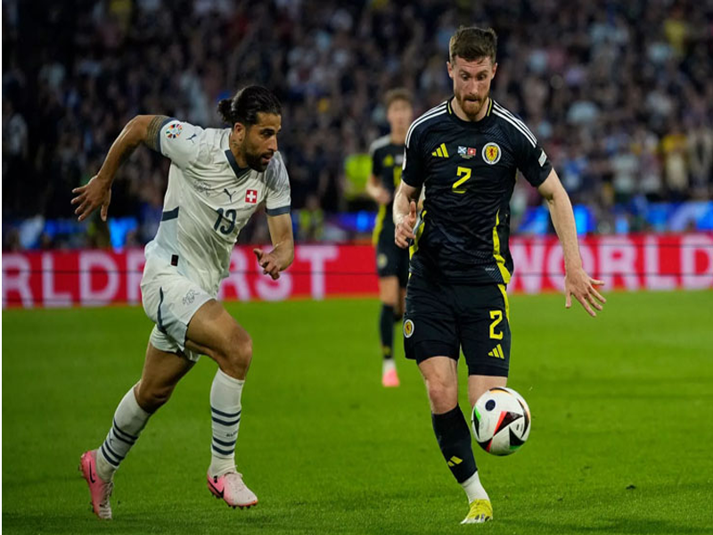 Scotland draws with Switzerland to keep Euro 2024 hopes alive