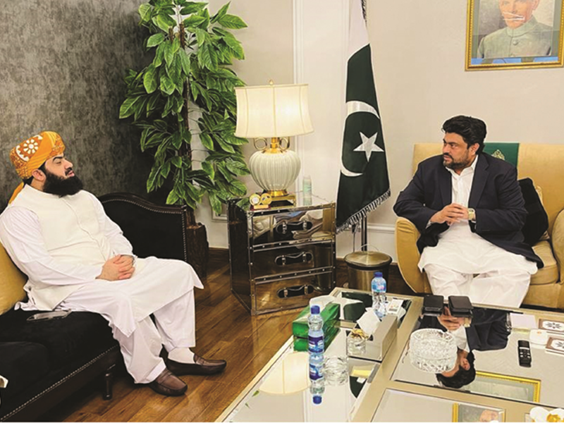 Ex-Minister Asad Mehmood Gov Tessori discuss political situation