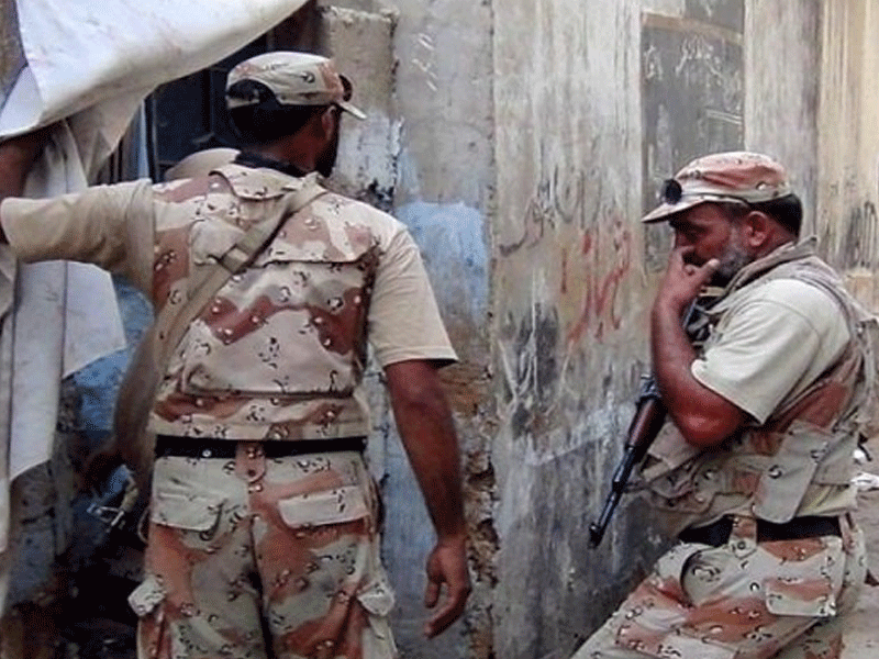 Two Lyari gangsters arrested after encounter with Rangers