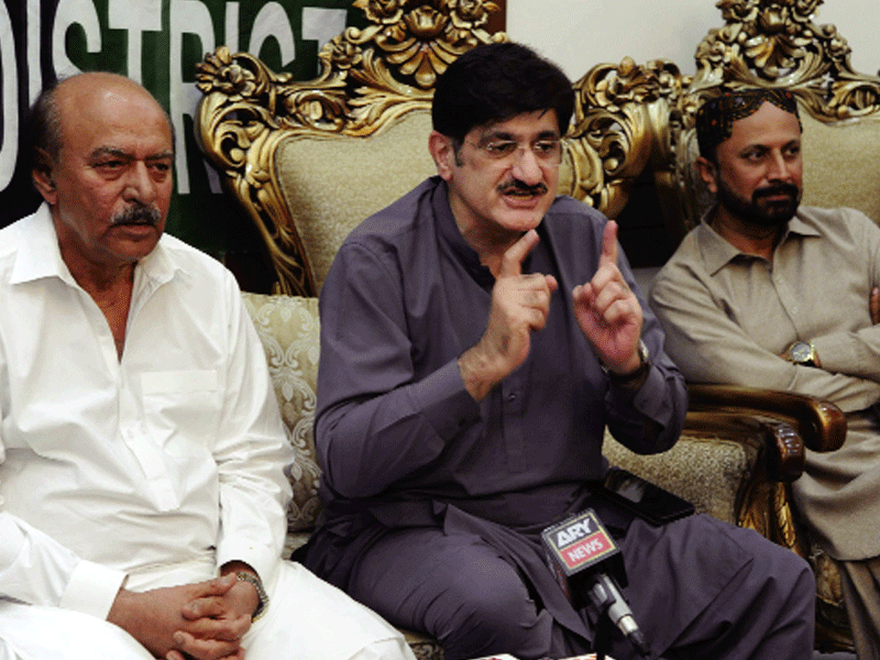 Murad Ali Shah criticizes PTI in strong rebuke