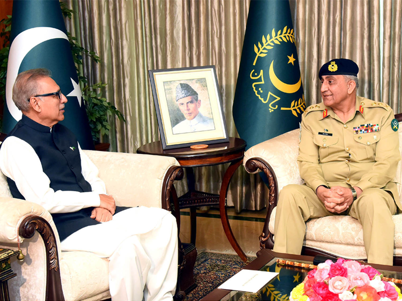 Alvi says statement on COAS ‘twisted, misquote’