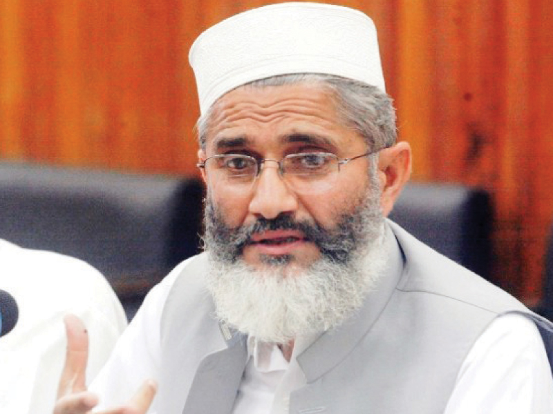 ‘Reign of two families imposed on Pakistan,’ says Sirajul Haq