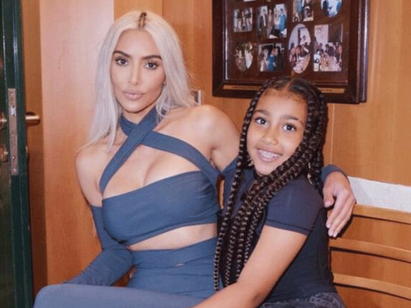 Kim Kardashian tells her daughter about night she was born