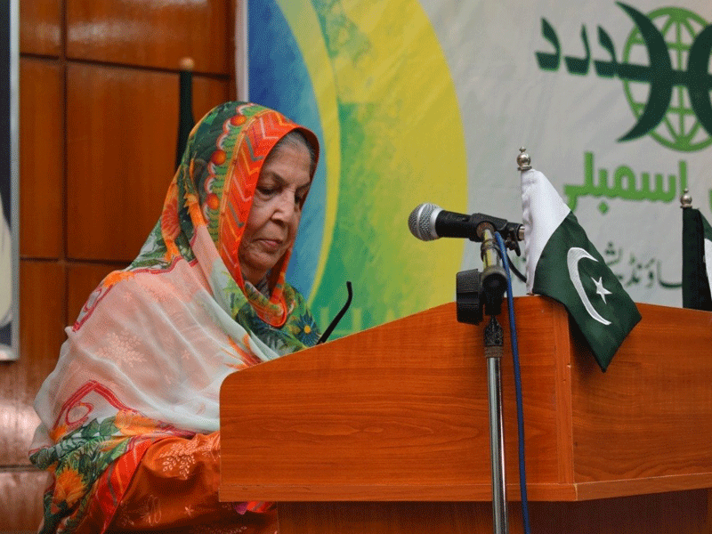 Respect relies on youth intellect, says Sadia Rashid Chief Hamdard Foundation