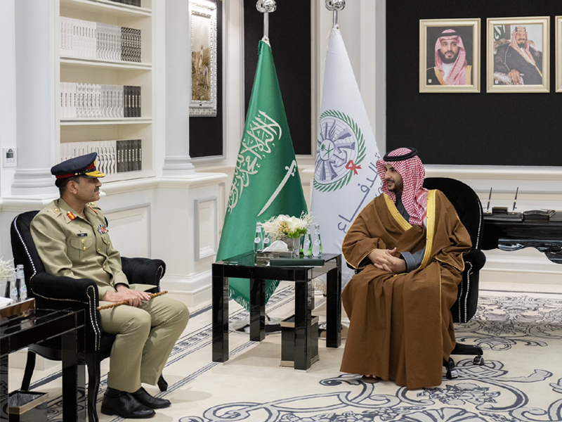 COAS Asim Munir, Saudi Defence Minister discuss military cooperation