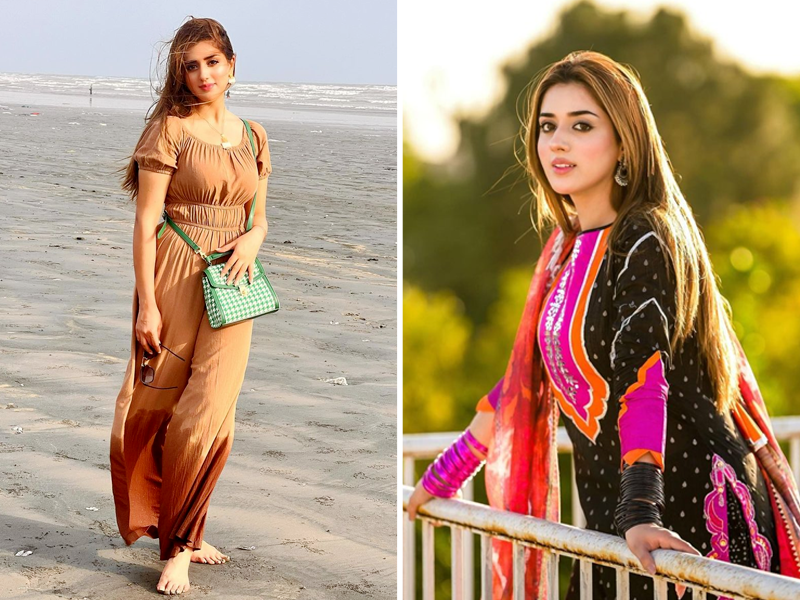 Jannat Mirza enjoying her trip to Karachi