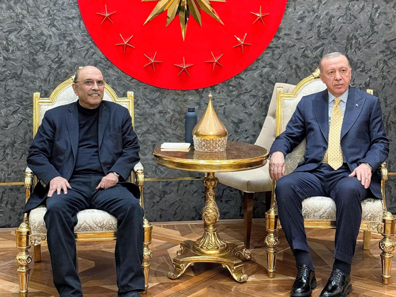 President discusses mutual ties with Turkish counterpart