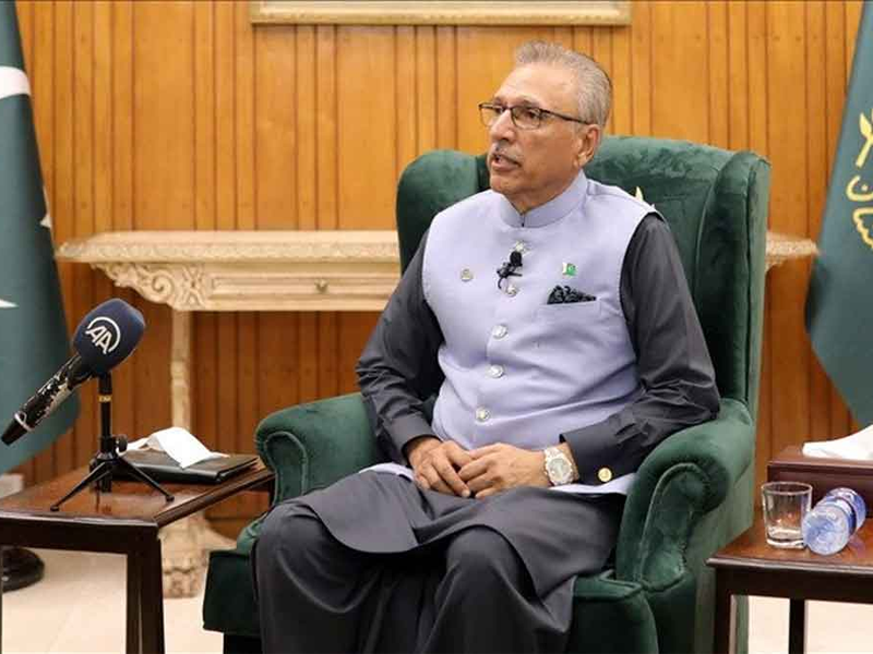 Alvi says his words ‘grossly misquoted’ on cypher’s matter