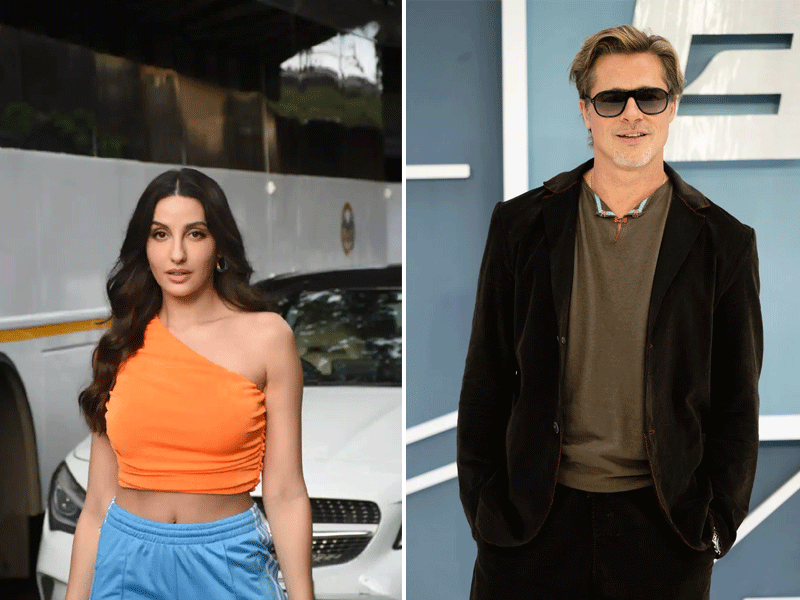 Nora Fatehi faces backlash after saying Brad Pitt slid into her DMs