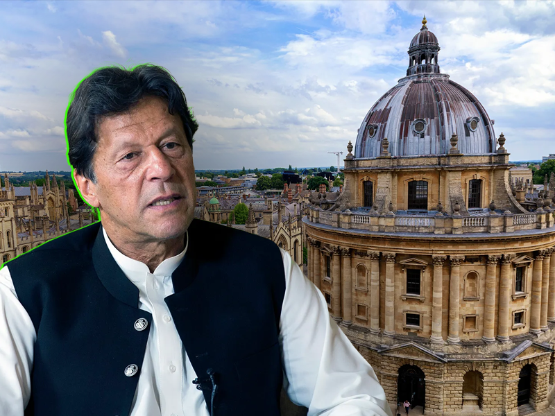 Imran Khan’s candidacy as chancellor Oxford University challenged by angry Protesters