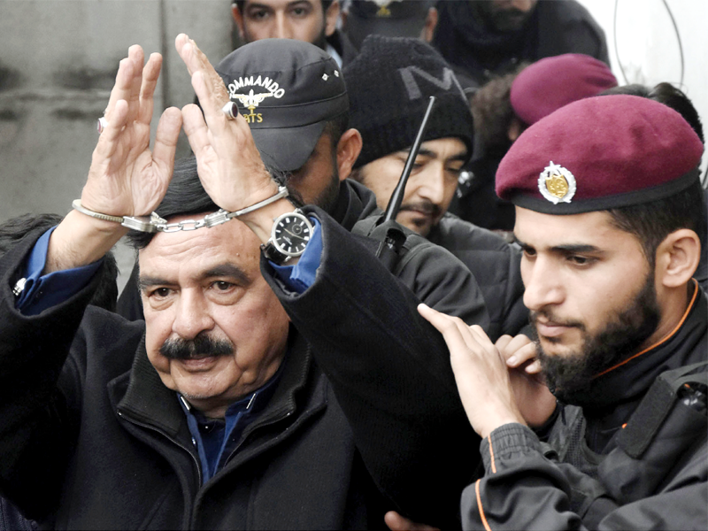 Allegation on Asif Zardari: Police gets 2 days custody of Sheikh Rasheed