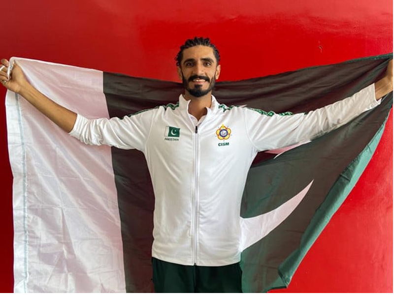 Mueed Baloch wins gold in 400m at World Military Games