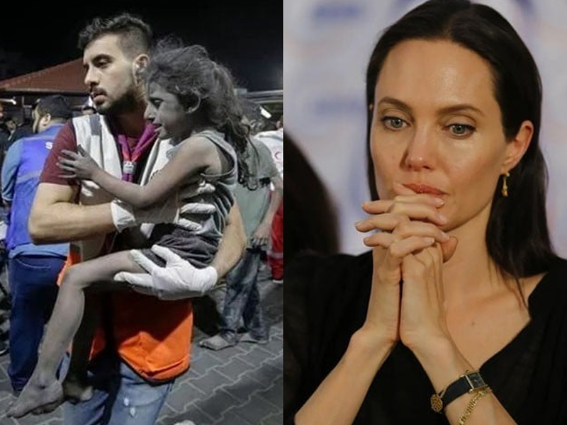 Angelina's views on Palestine-Israel conflict massively bashed