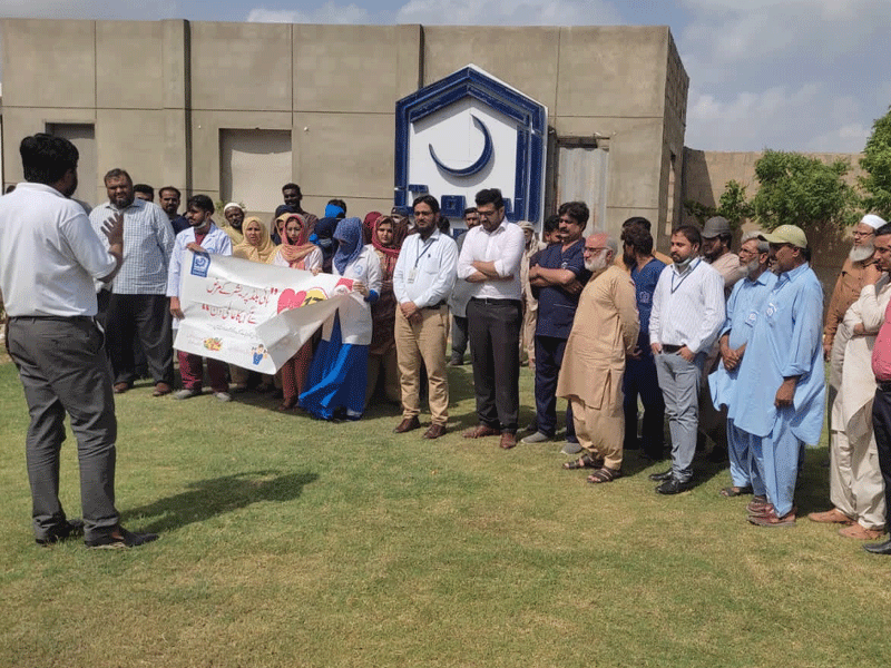 Alkhidmat marks WED with awareness walk by orphan kids