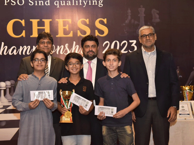 Governor Tessori's participation in Sindh Qualifying Chess Champion event