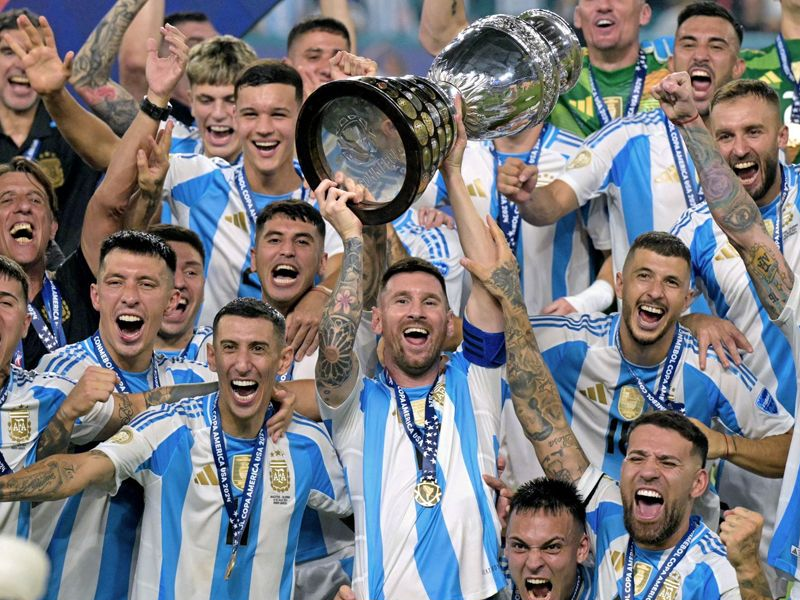 Argentina crowned Copa America champions for record 16th time after defeating Colombia