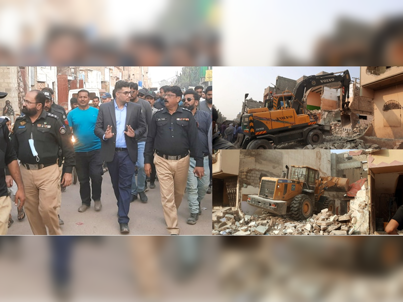 DC Central Taha reviews robust anti-encroachment drive in Mujahid Colony