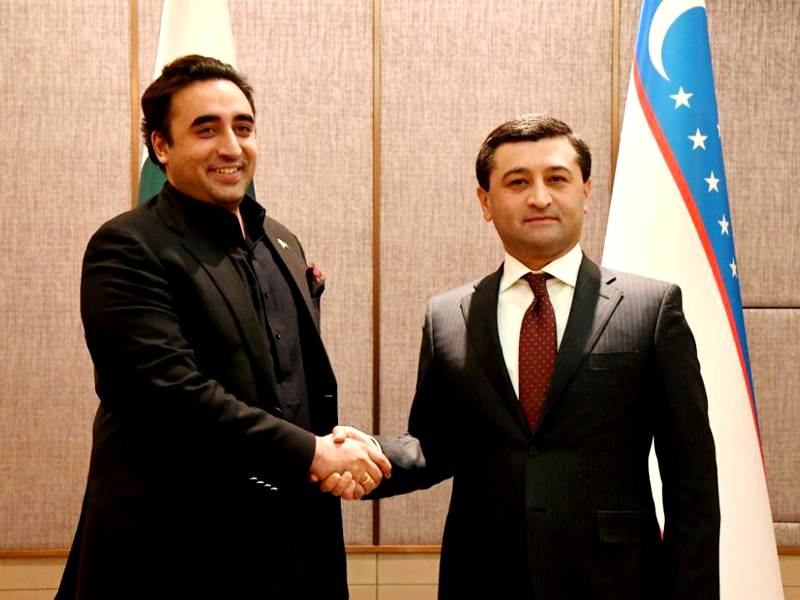 FM Bilawal, Uzbek counterpart talk on prospects to bilateral strategic partnership