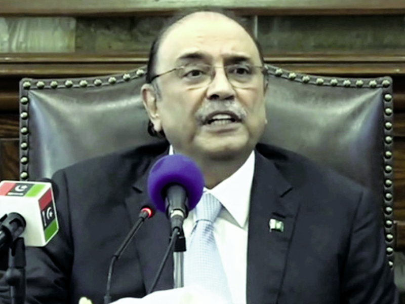 President Zardari departs for Lisbon