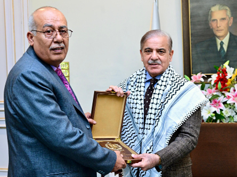 PM Shehbaz reaffirms Pakistan’s support for Palestinian cause