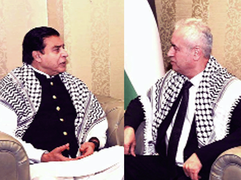 NA Speaker visits Palestine Embassy, expresses solidarity