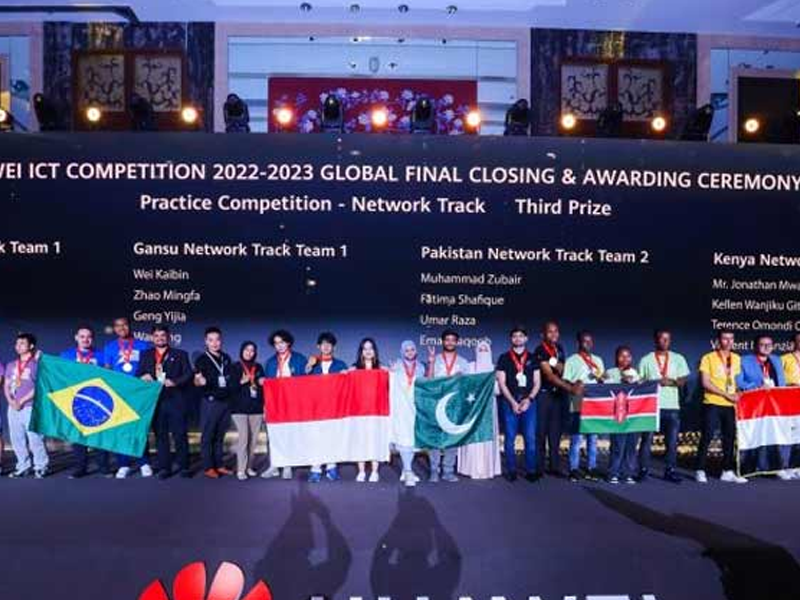 Pakistani students clinch top positions in Huawei ICT Competition