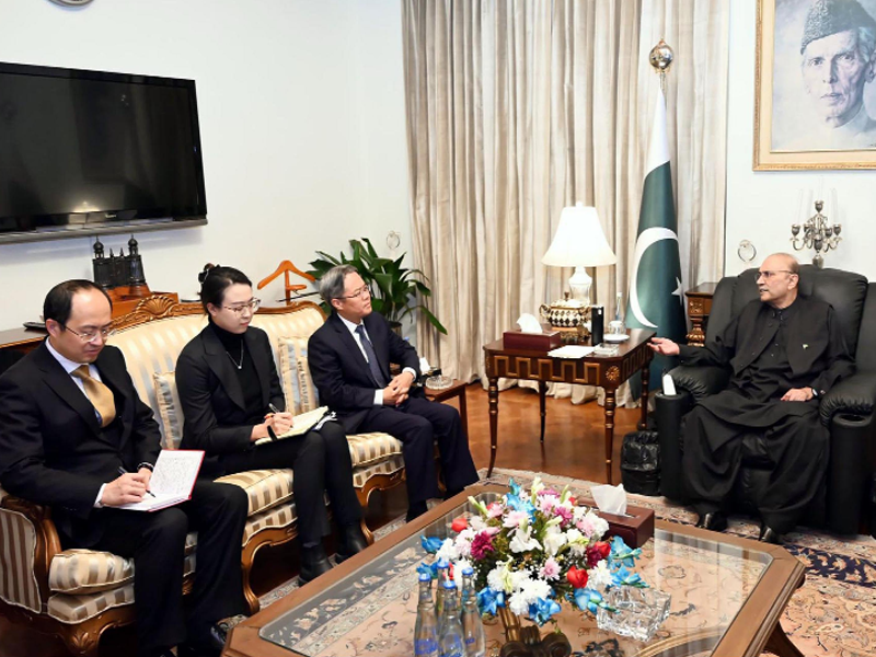 President Zardari, Chinese Ambassador discuss ways to enhance bilateral ties