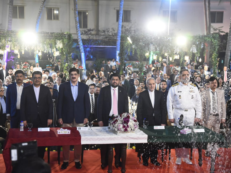 Governor Sindh praises Iranian nation's resilience, determination